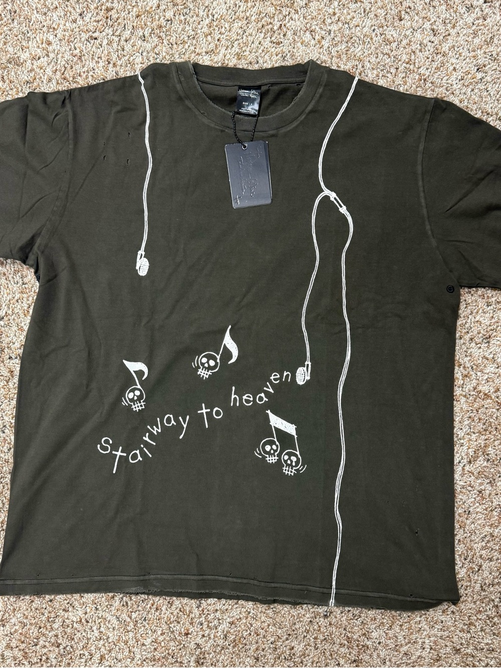 Number (N)ine Stairway to Heaven tee
M/L